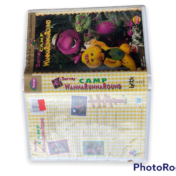 Barney Camp WannaRunnaRound VHS - Picture 4 of 4